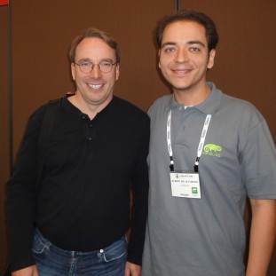 Albert e Linus Torvalds
